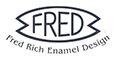 Fred Rich Enamel Design - Exquisite enamelled silverware and 18ct gold jewellery